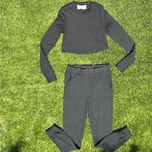 Ribbed two piece set